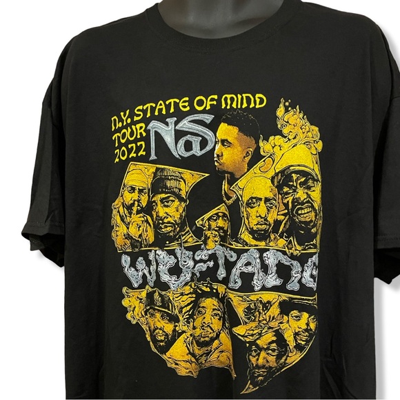 Wu-Tang x Nas Tour T-Shirt - Picture 3 of 5